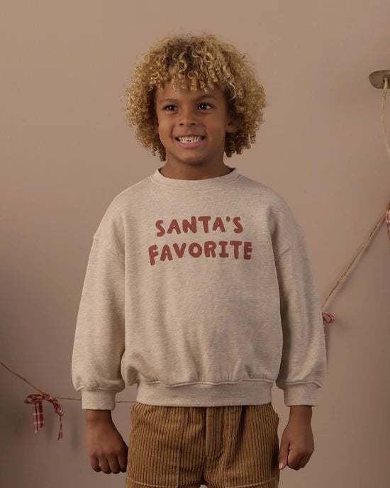 Relaxed Sweatshirt Santa's Favorite