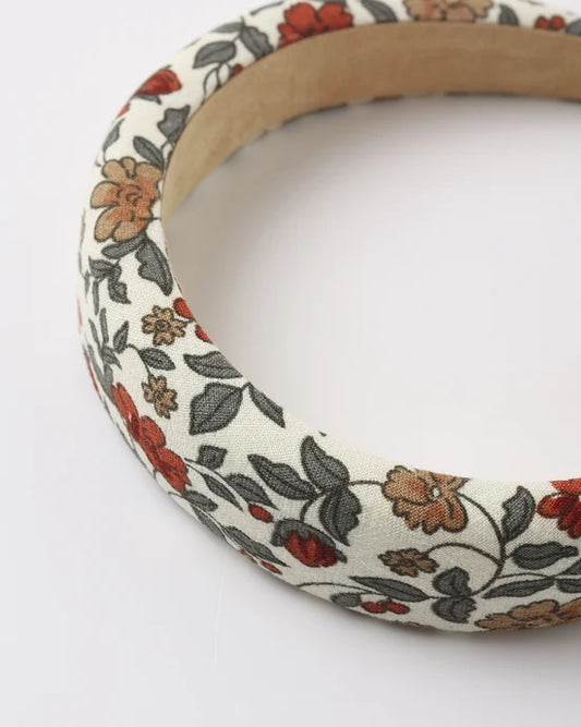 Padded Headband Holiday Floral