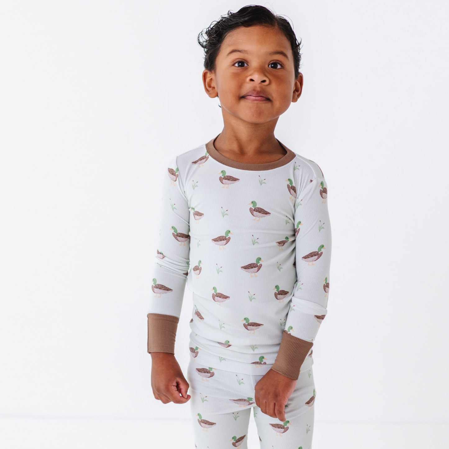 Duck, Duck Cute Ribbed Pajamas
