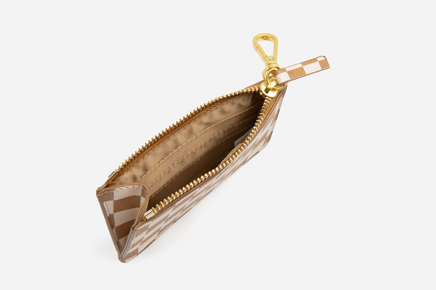 The Wallet Pouch - Camel Check
