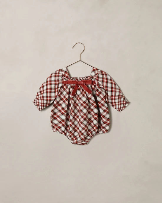 Annette Romper Holiday Tartan