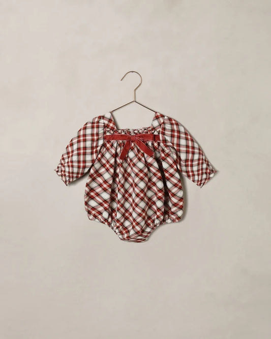 Annette Romper Holiday Tartan