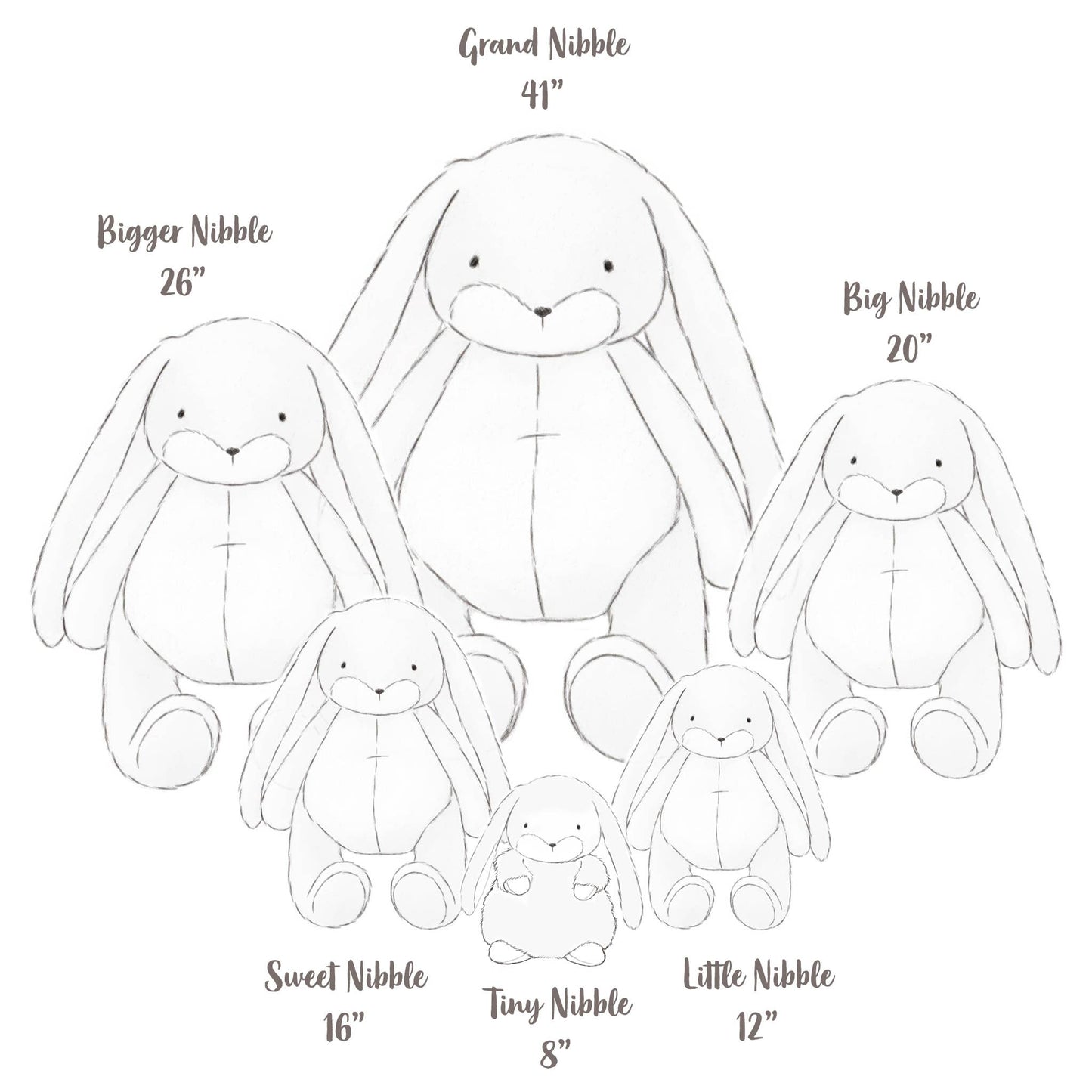 Little Nibble 12" Bunny- Maui Blue