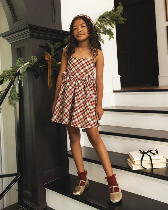 Betsy Dress Holiday Tartan