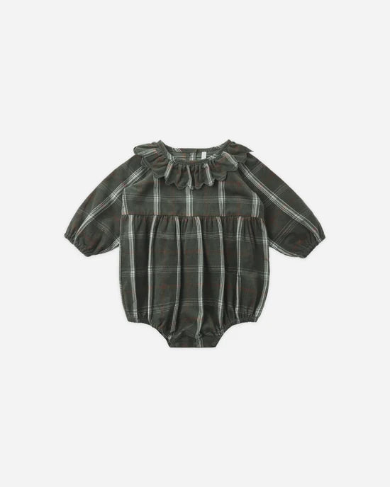 Freya Romper Holiday Plaid