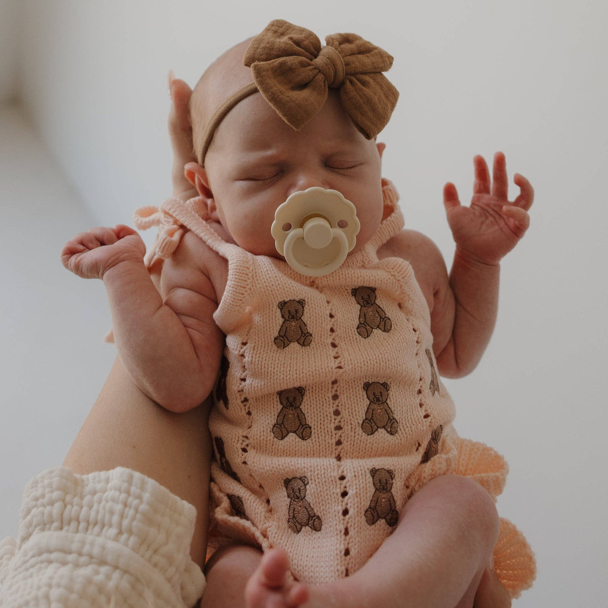 Lottie Knit Ruffle Romper