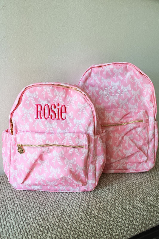 Pink Bow Backpack