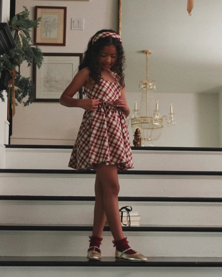 Betsy Dress Holiday Tartan