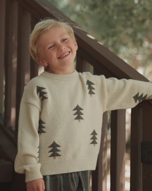 Aspen Sweater Tree Jacquard