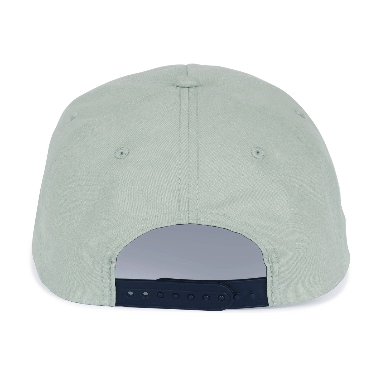 Dad 3D Puff Rope Hat - Gray Navy 5-Panel
