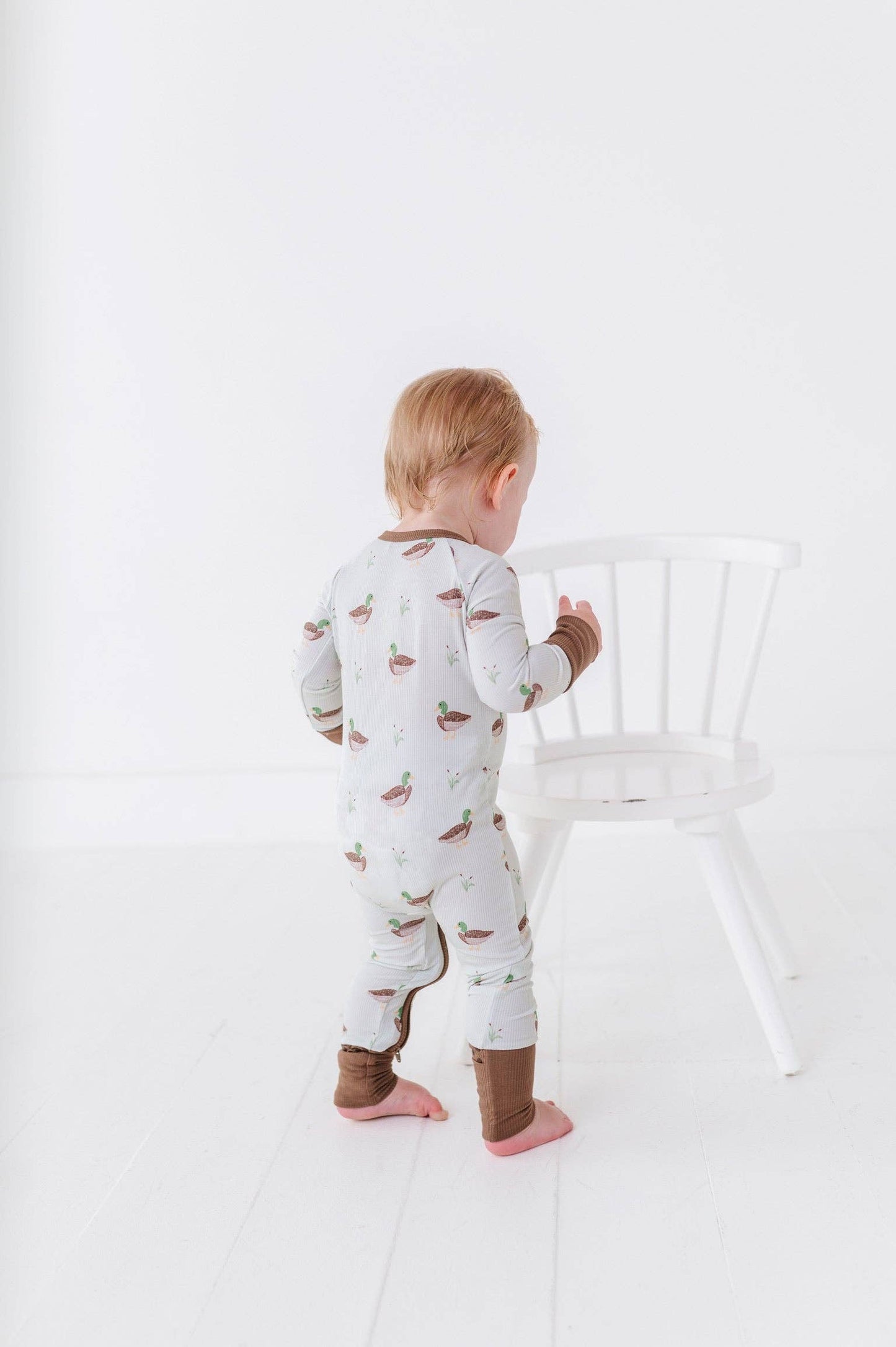 Duck, Duck Cute Ribbed Footies