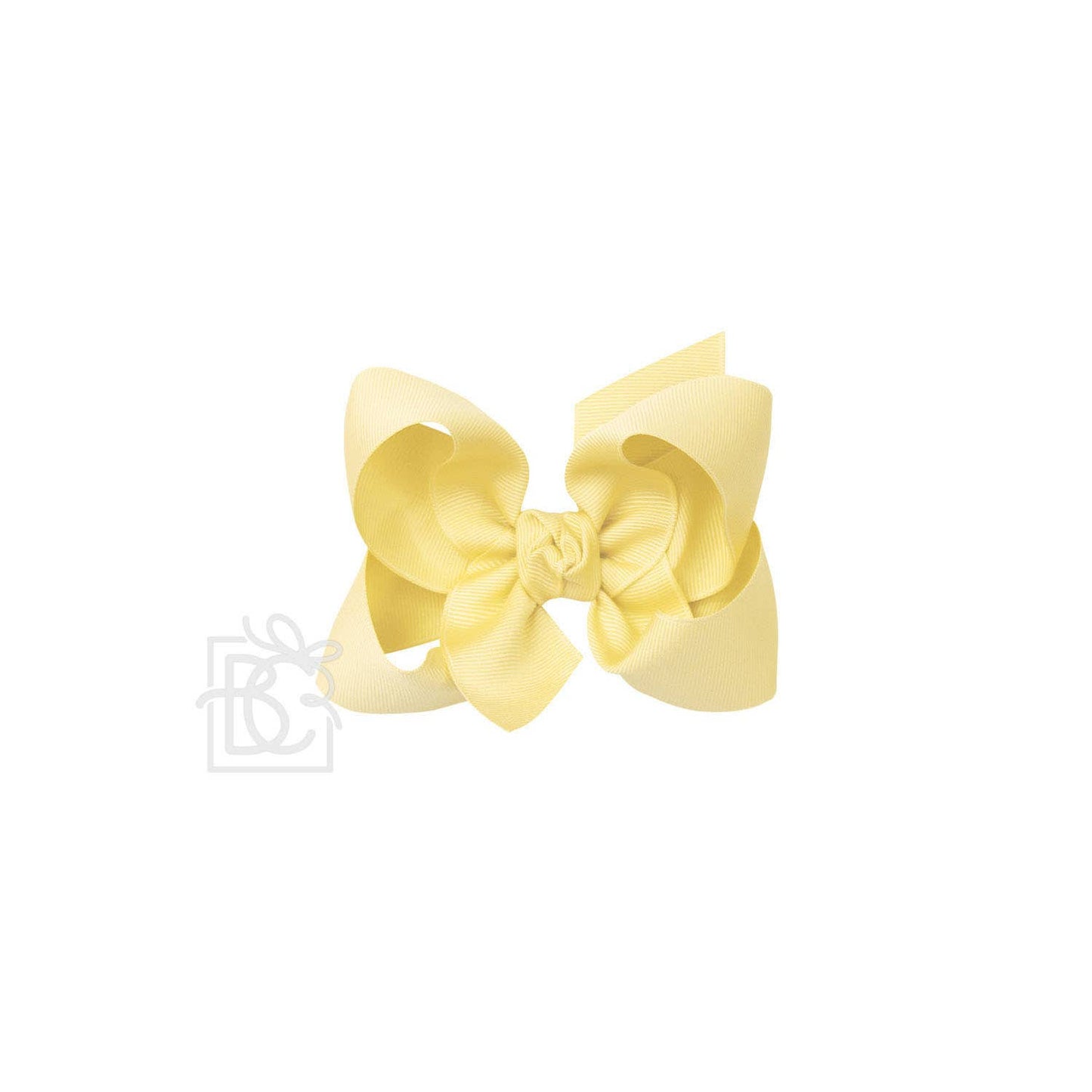Light Yellow Clip Bow