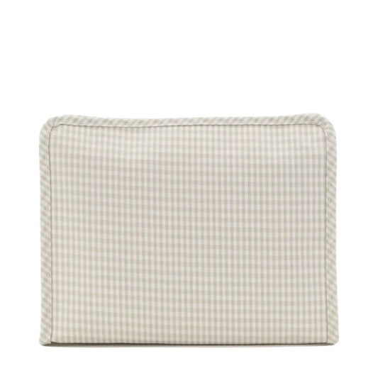 Pearl Grey Gingham Small Roadie