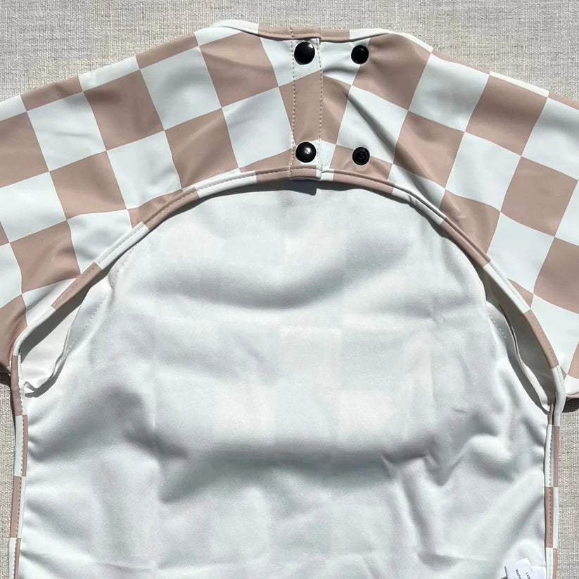 Checkered Long Sleeve Bib