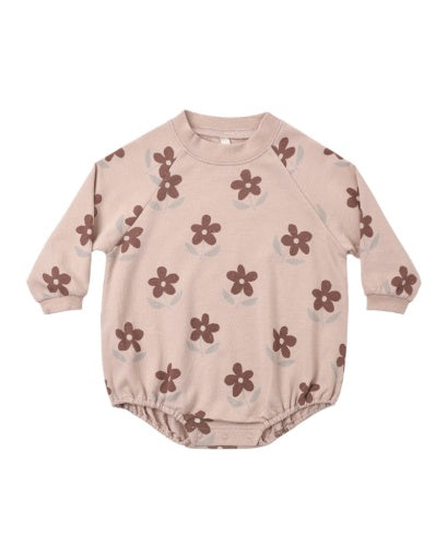 Crew Neck Romper Daisy