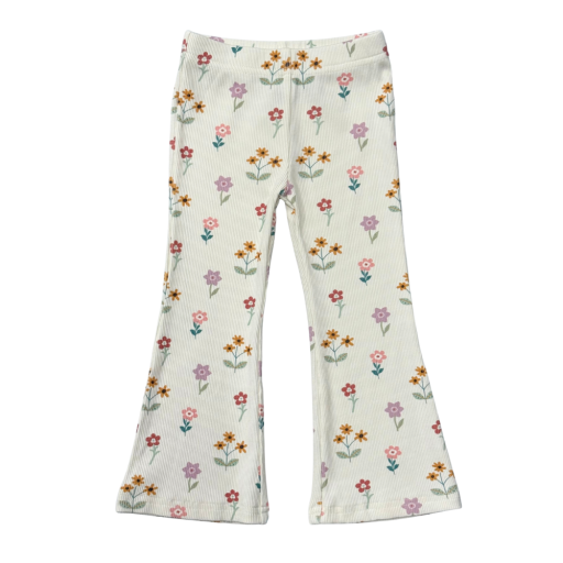 Girls Flare Pants - Meadow Bloom
