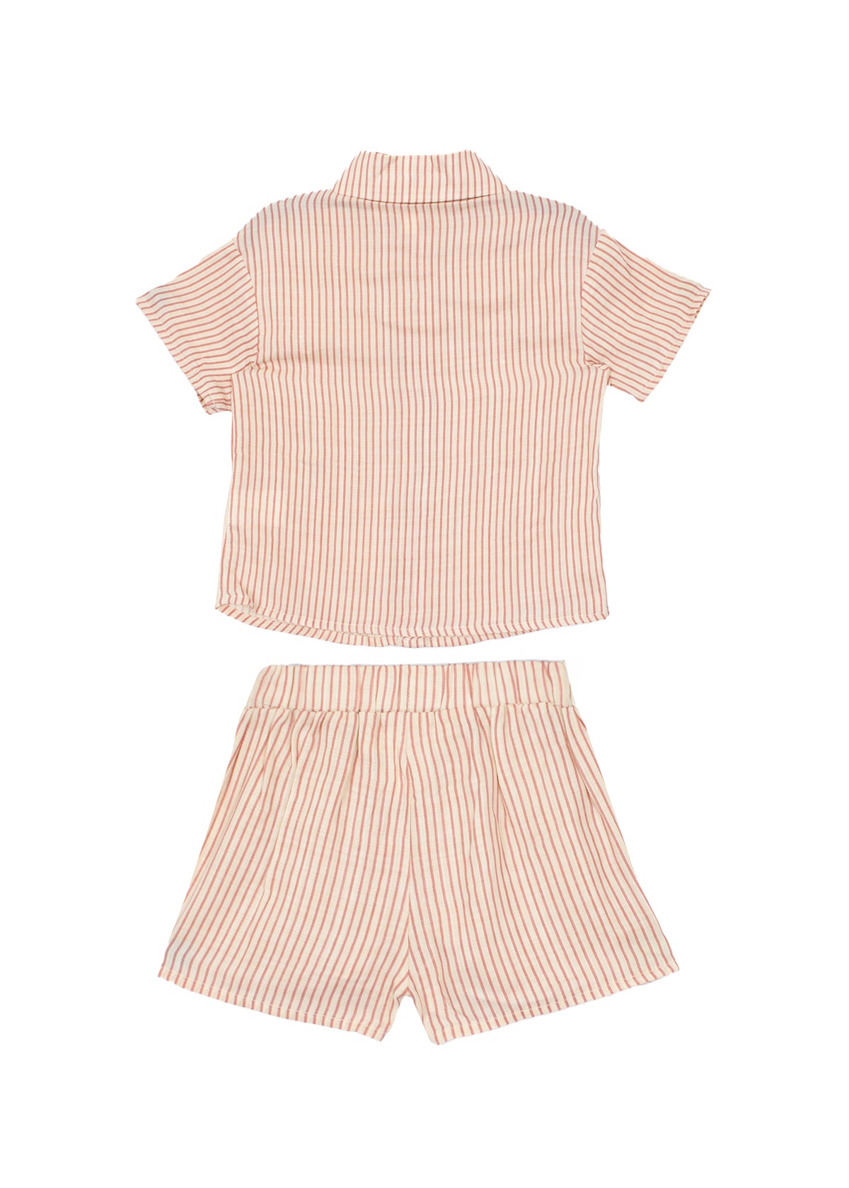Red Stripe Short Set