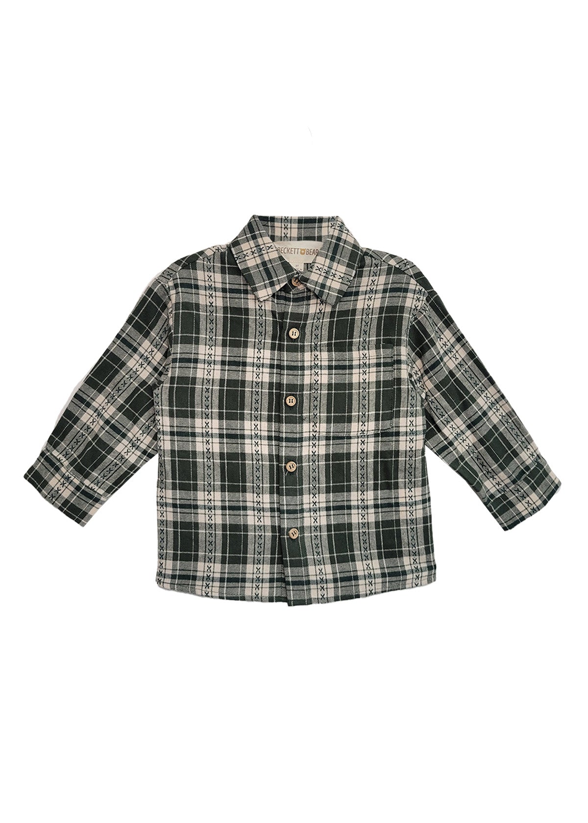 Plaid & Pine Button Down
