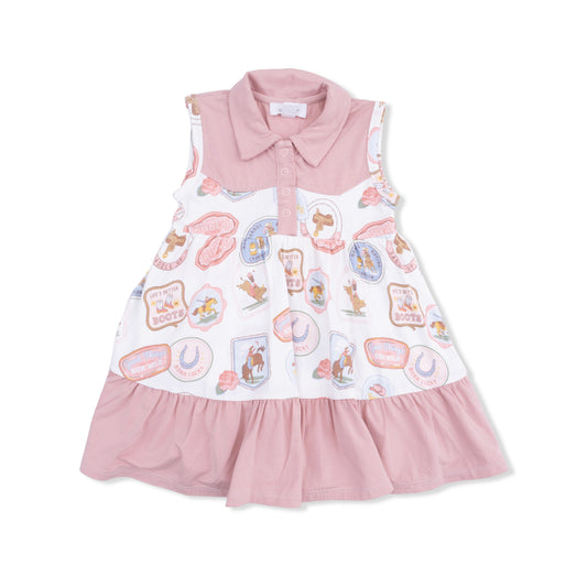 Rodeo Patches Bodysuit Dress