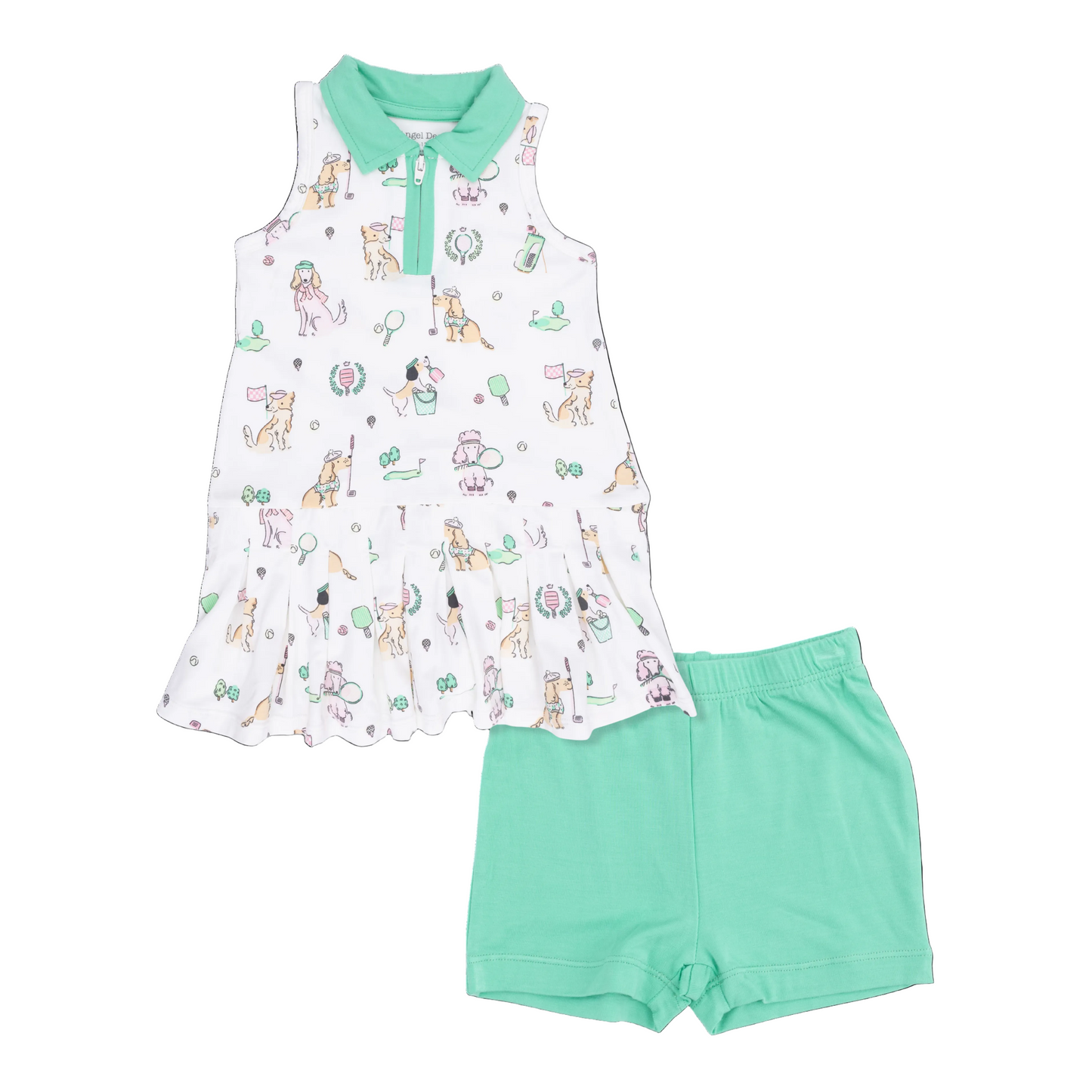 Country Club Dogs Tennis Dress Set