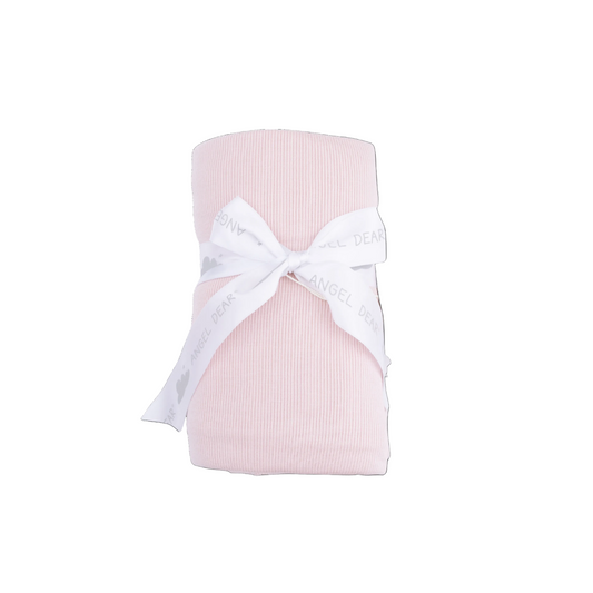 Veiled Pink Bamboo Swaddle