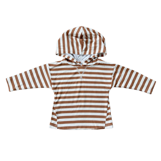 Caramel Stripe Hoodie
