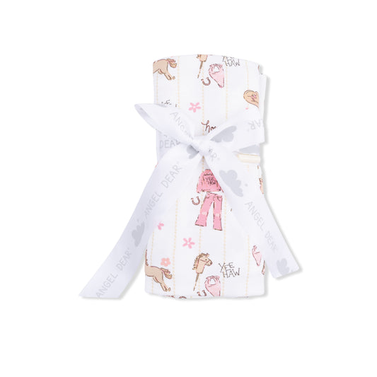 Cowgirl Nursery Bamboo Swaddle