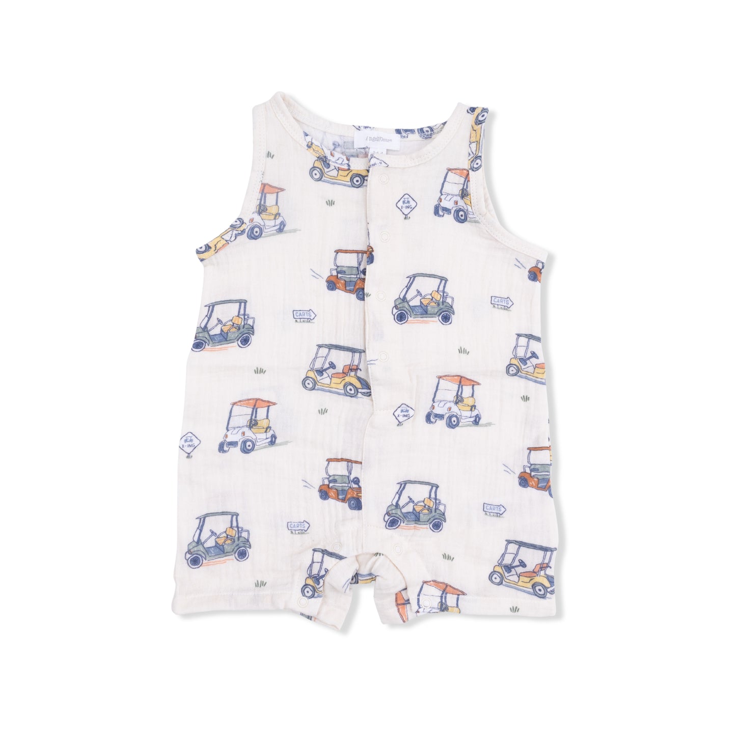 Zooming Carts Sleeveless Shortie Romper