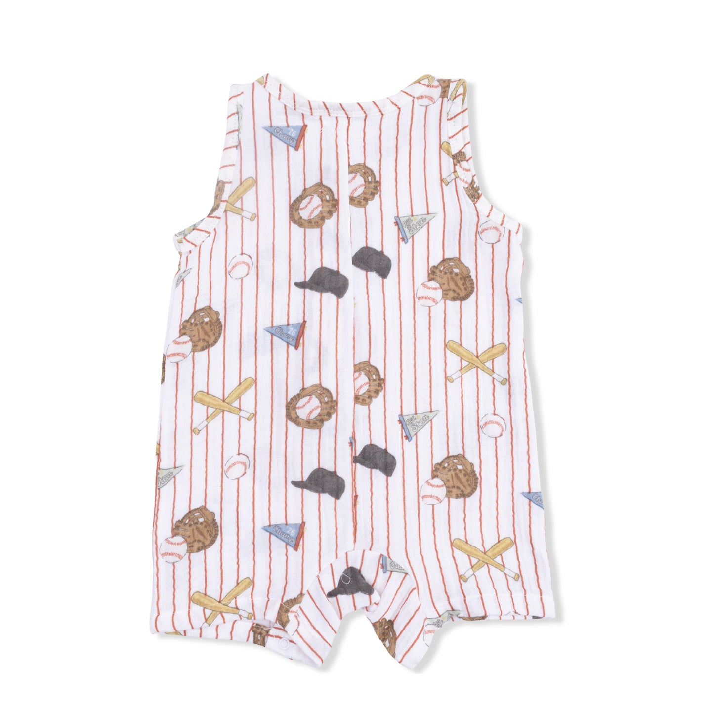 Vintage Baseball Shortie Romper