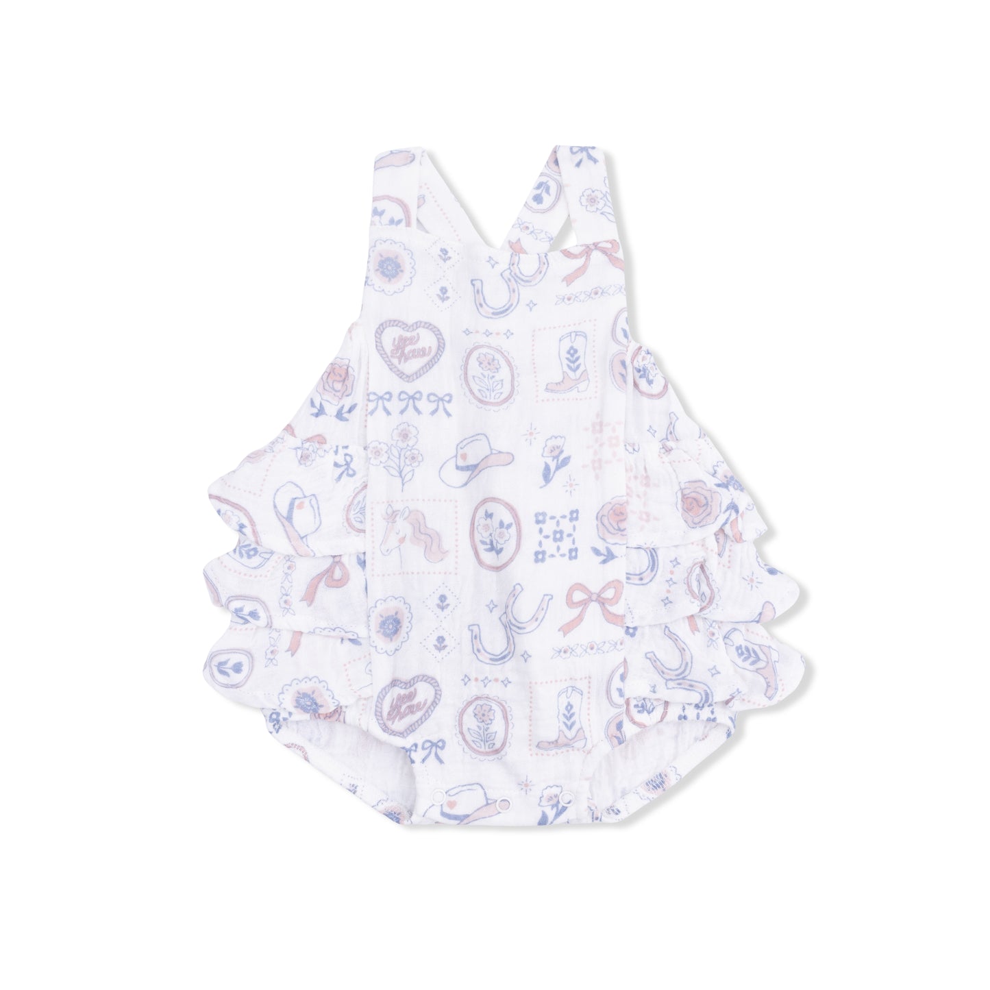 Country Heirlooms Ruffle Sunsuit