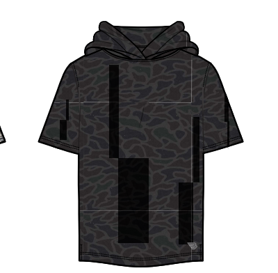 Black Camo Performance Tee