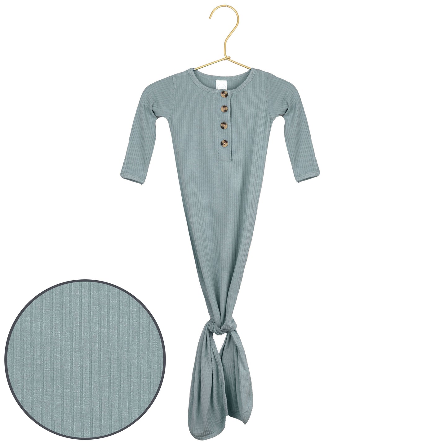 Ford RIbbed Knotted Gown