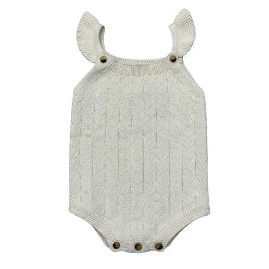 Knit Ruffle Onesie