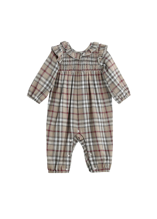 Chestnut Ruffle Romper