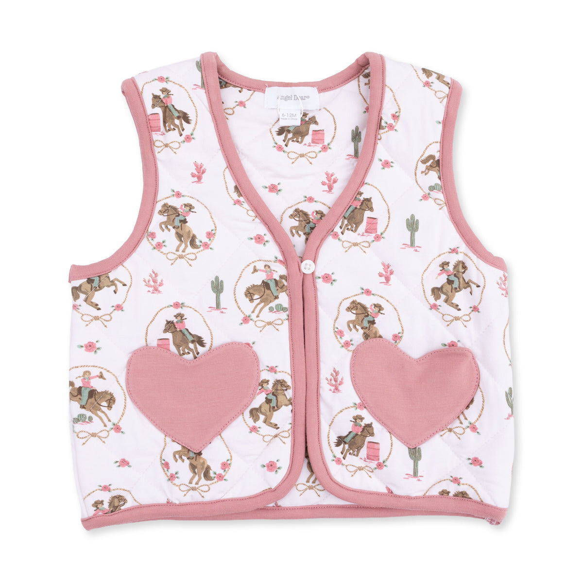 Cowgirl Cameos Quilted Vest