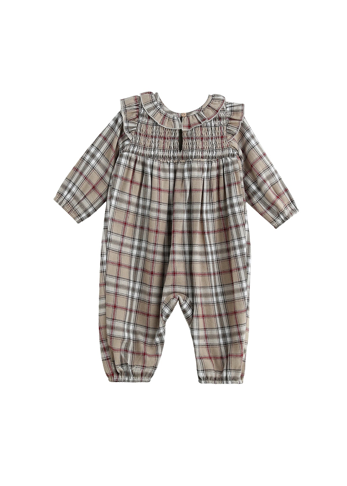 Chestnut Ruffle Romper