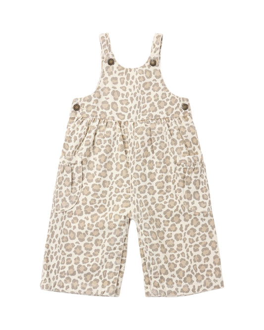 Wide Leg Overall Leopard