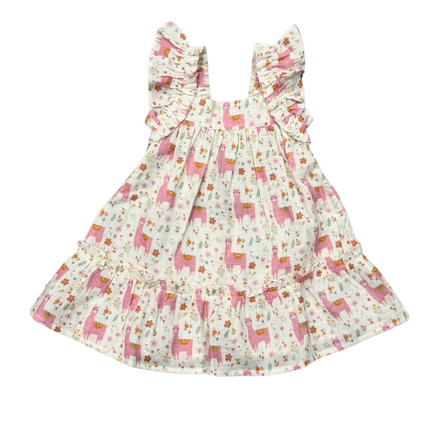 Llamas Peplum Dress